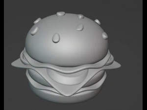 Hamburger3D 3D Model