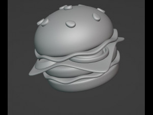 Hamburger3D 3D Model