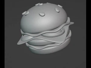 Hamburger3D 3D Model