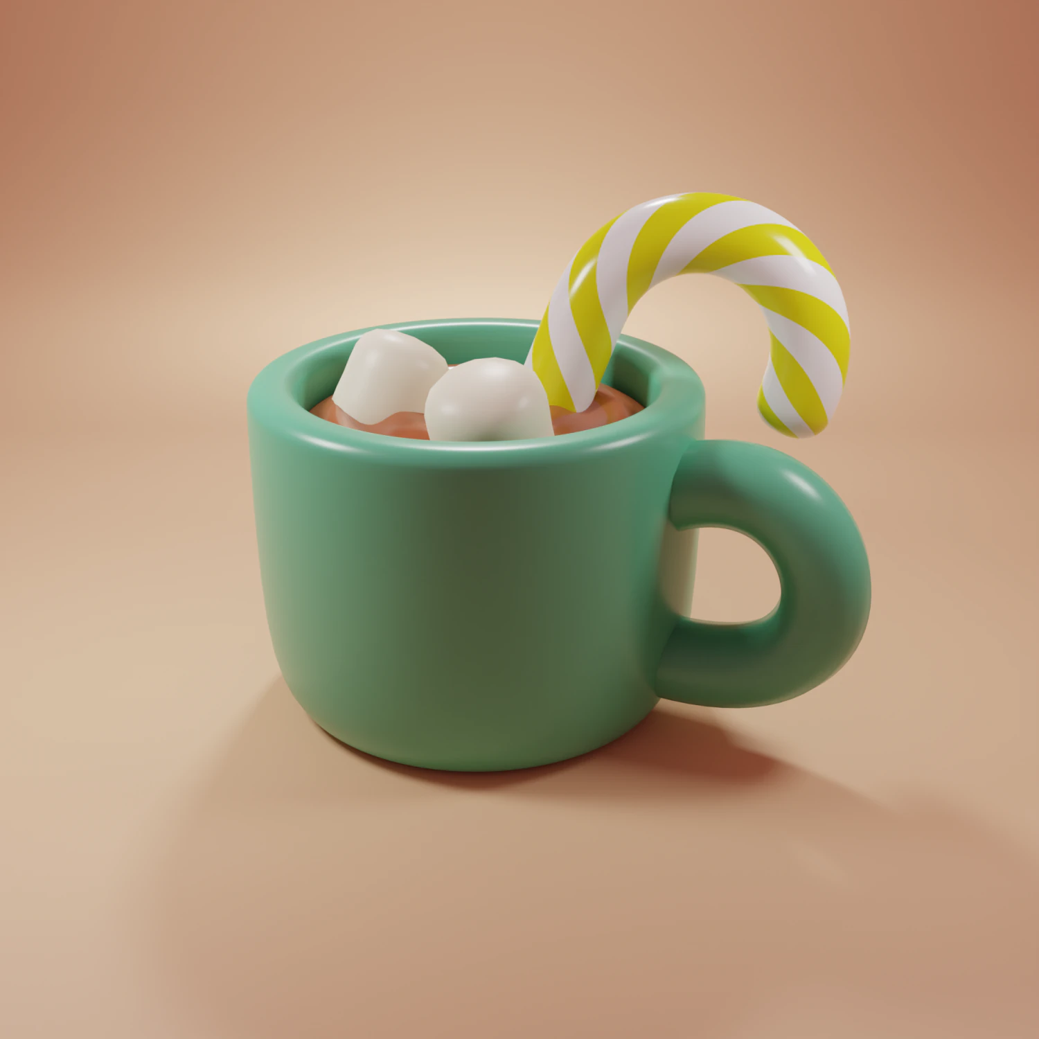 Hot Chocolate3D 3D Model .c4d .max .obj .3ds .fbx .stl .blend
