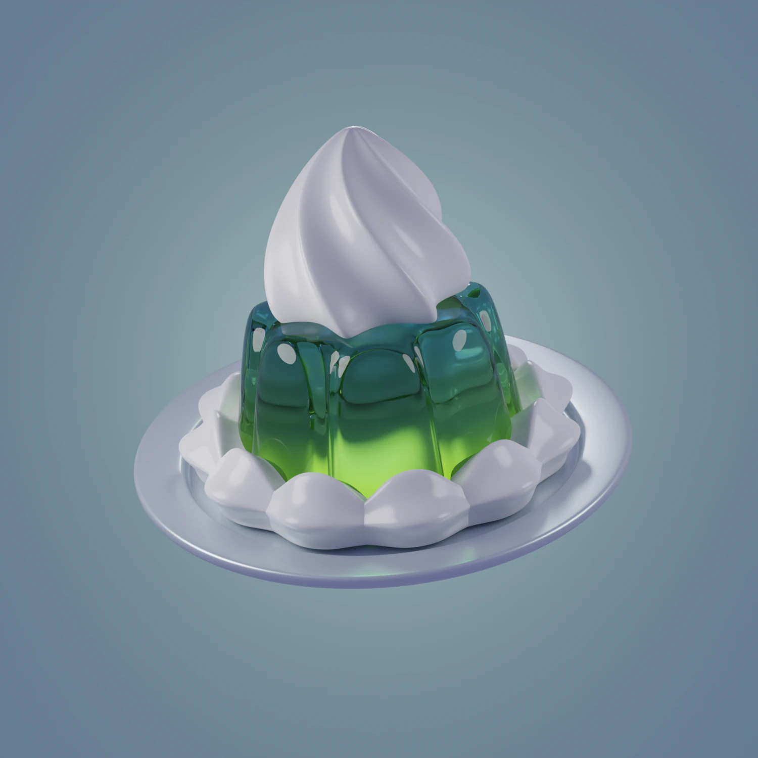 Pudding3D 3D Model .c4d .max .obj .3ds .fbx .stl .blend 