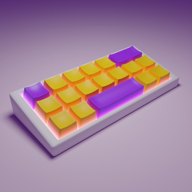 Keyboard3D Modelo 3D .c4d .max .obj .3ds .fbx .stl .blend 