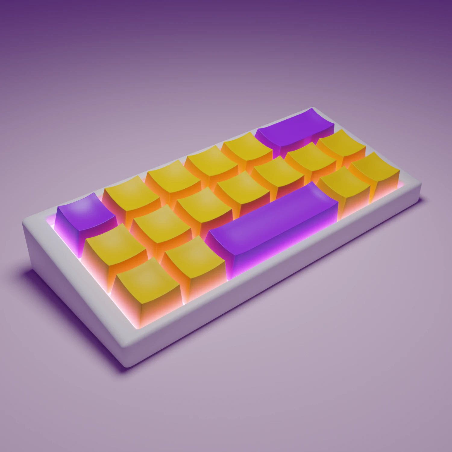 Keyboard3D 3D Model .c4d .max .obj .3ds .fbx .stl .blend 