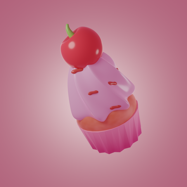 Muffin3D 3D Model .c4d .max .obj .3ds .fbx .stl .blend 