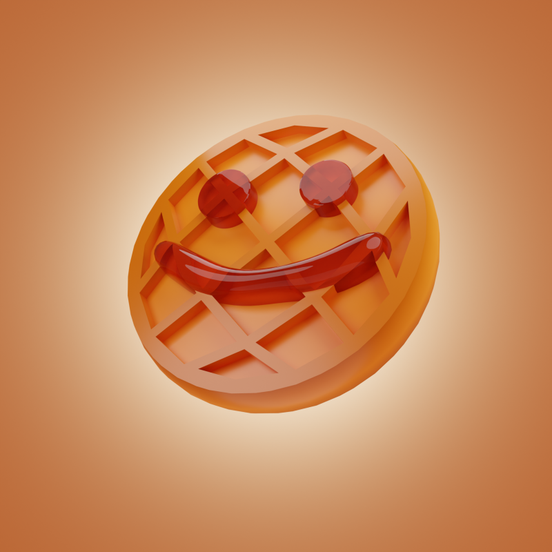 Waffle3D Modelo 3D .c4d .max .obj .3ds .fbx .stl .blend 