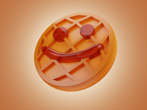 Waffle3D 3D Model