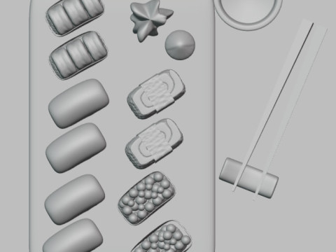 Sushi3D 3Dモデル