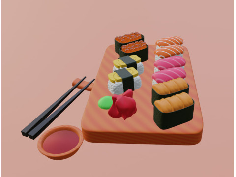Sushi3D 3Dモデル