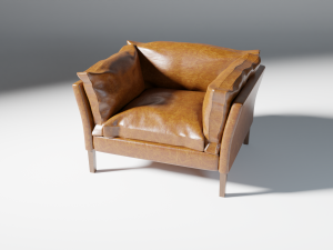 Classic Milano Armchair Modello 3D