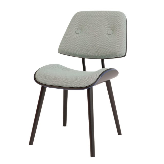 Upholstered chair 3D Модель .c4d .max .obj .3ds .fbx .stl .blend 