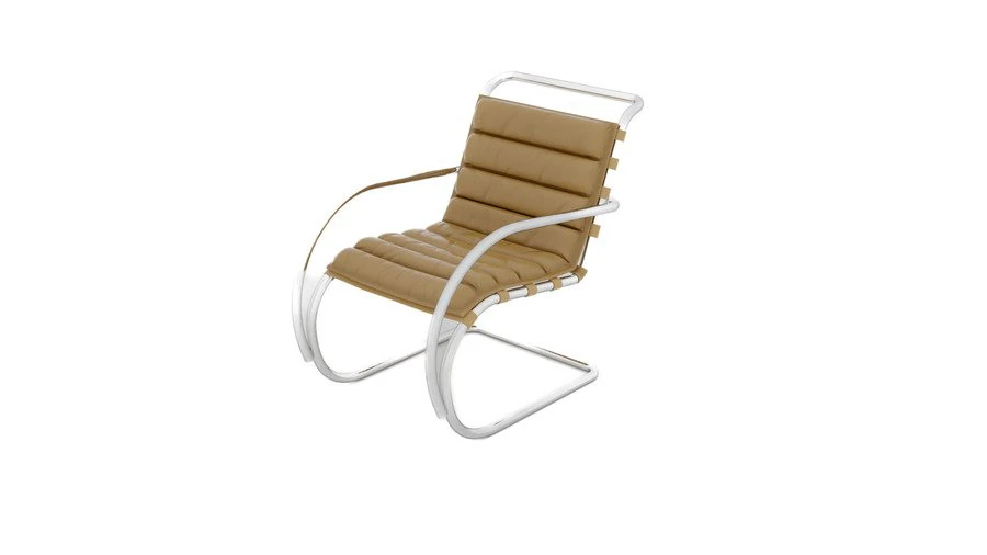Lounge Chair 3D Model .c4d .max .obj .3ds .fbx .stl .blend