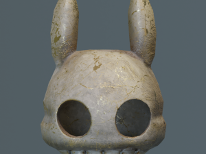 LowPoly Cartoony Skulls Modèle 3D