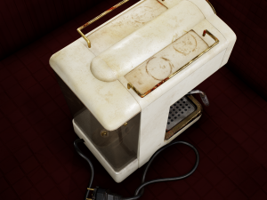 Retro Espresso Machine Retro Coffee Machine 3D Модель