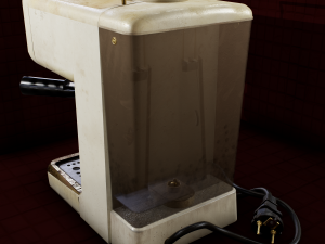 Retro Espresso Machine Retro Coffee Machine 3D Модель