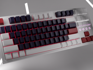 FlEsports CMK98 Mechanical Keyboard 3D Модель