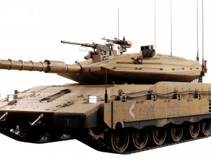3D MBT MERKAVA Mk4 Model 3D