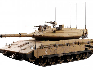 3D MBT MERKAVA Mk4 3Dモデル