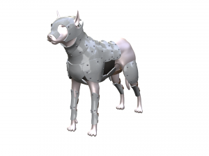 Dog Armor 3D Model