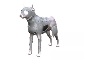 Armadura de perro Modelo 3D