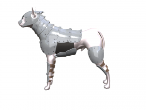 Dog Armor Model 3D