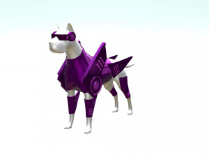 Dog Armor Science 3D Model