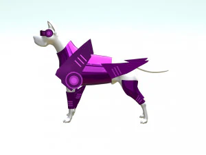 Dog Armor Science 3D Model