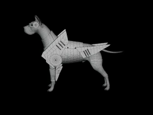 Dog Armor Science 3D Model