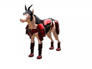 Dog Dark Armor 3D Model