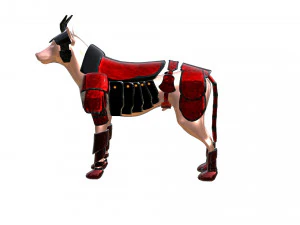 Dog Dark Armor 3D Model