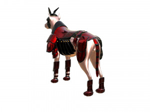 Dog Dark Armor 3D 모델