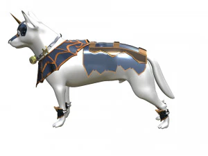 Dog Armor 3D Model