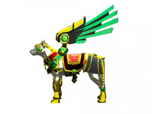 Dog Dragon Armor 3D Model