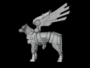 Dog Dragon Armor 3D-Modell