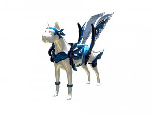 कुत्ते की कल्पना 3D मॉडल