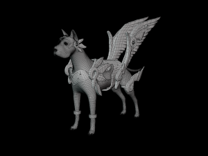 Dog Fantasy Modèle 3D