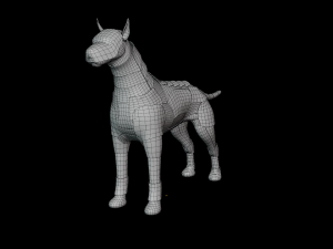 Dog Sci-fi Armor 3D 모델