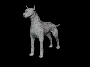 K&ouml;pek Bilim Kurgu Zırhı 3D Model