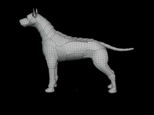 Dog Sci-fi Armor 3D 모델