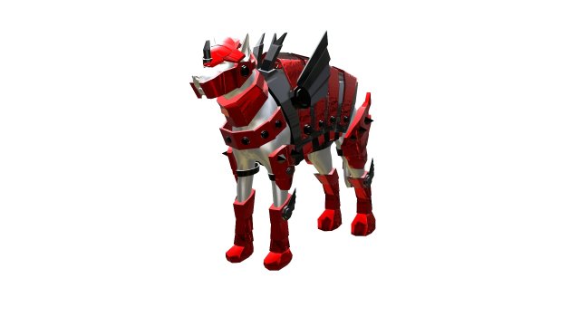 Dog Iron Armor 3D मॉडल .c4d .max .obj .3ds .fbx .stl .blend 