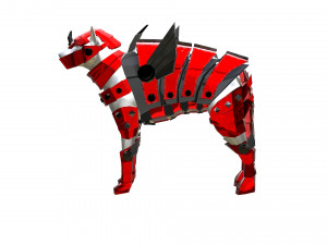 Dog Iron Armor 3D मॉडल