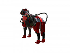 Dog Armor Robot 3D-Modell