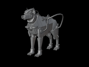 Dog Armor Robot 3D-Modell