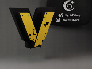 FREE FIRE FONT 3D Принт Модель