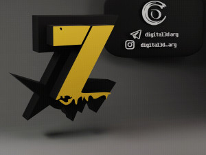 FREE FIRE FONT 3D Принт Модель