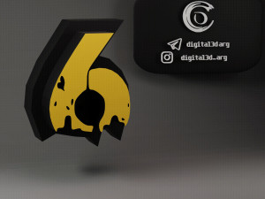 FREE FIRE FONT 3D Принт Модель