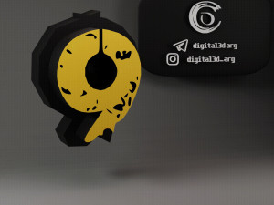 FREE FIRE FONT 3D Принт Модель