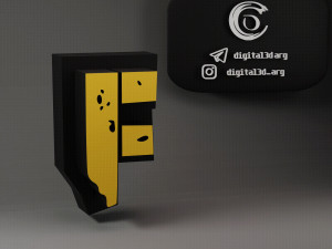 FREE FIRE FONT 3D Принт Модель