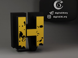 FREE FIRE FONT 3D Принт Модель