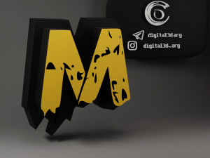 FREE FIRE FONT 3D Принт Модель