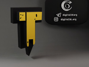 FREE FIRE FONT 3D Принт Модель